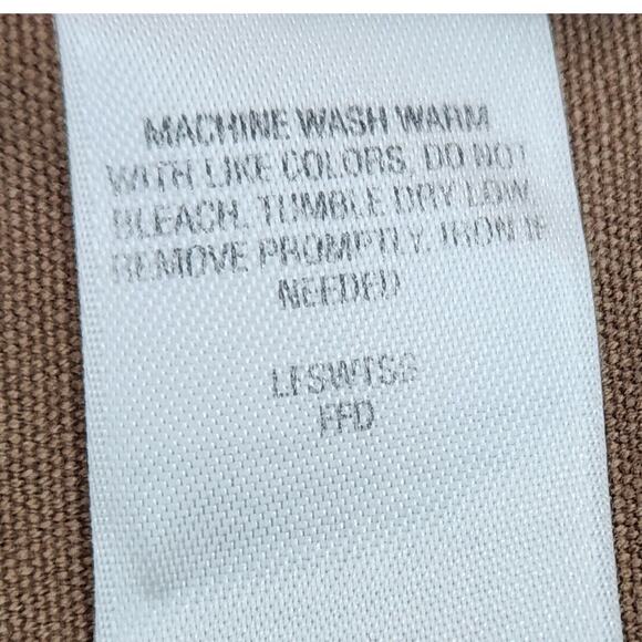 Cabela's XL Tall Stonewash Canvas button up Deer embroidered 100% cotton shirt - Picture 7 of 9